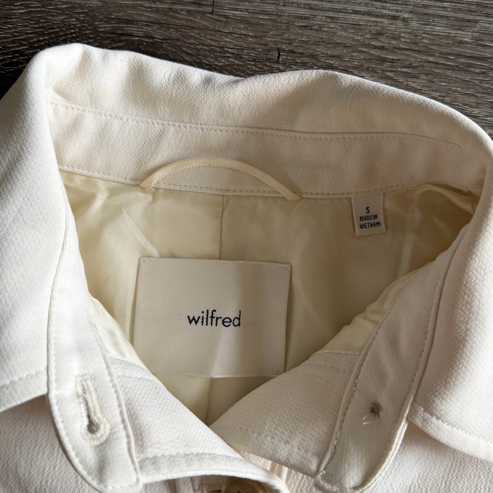 Wilfred Off-White Collared Jacket - image 2